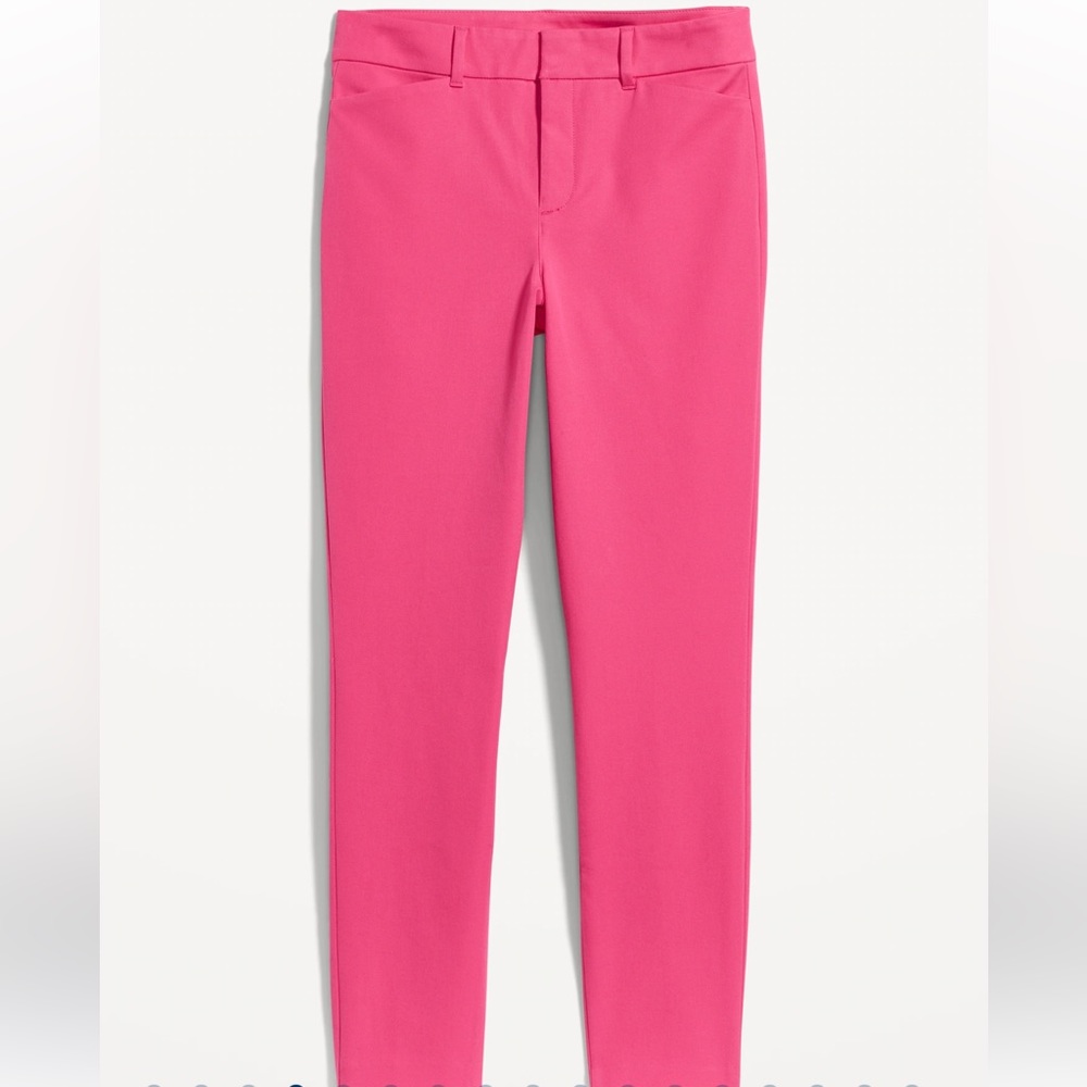 NWT Old Navy High Waist Pixie Pant Barbie Pink